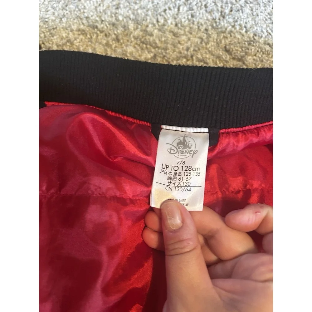 Star Wars Kylo Ren Kids Jacket 7/8 Disney Store Black Red‎ Sith Lord Preppy